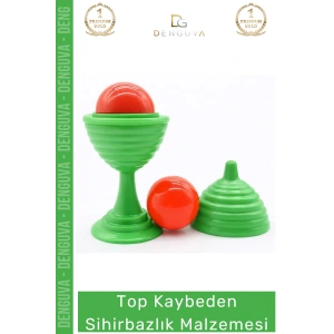 #Sihirbazlık Yeşil Renk Sihirli Kupa Eğlenceli Profesyonel Sihirbazlık Hobi Top Kaybetme Oyunu 7 cm