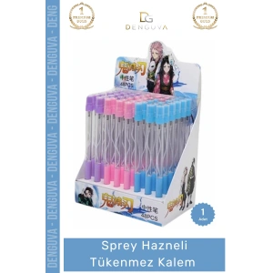 #Kalem Hijyenik Dezenfektan Spry Fonksiyonel Ergonomik Şık Tasarımlı Hazneli Tükenmez Kalem