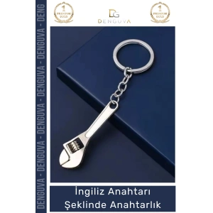 #Anahtarlık Ayarlanabilir Metal Tasarım Hediye Karizmatik İngiliz Anahtarı Şeklinde Anahtarlık