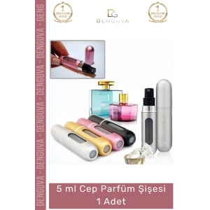 #ParfümŞişesi Alüminyum Gövde Doldurulabilir Şık Seyahat Tipi Sızdırmaz 5ml Sprey Cep Parfüm Şişesi