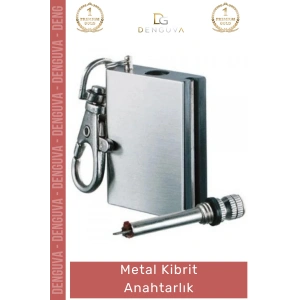 #Anahtarlık Paslanmaz Rüzgara Dayanıklı Doldurulabilir Kompakt Kamp Outdoor Metal Kibrit Anahtarlık