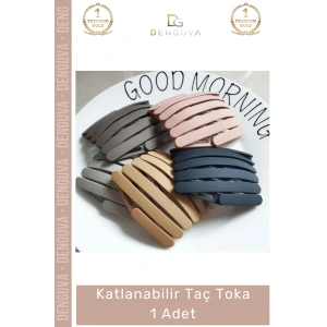 #TaçToka Modern Şık Pratik Saç Aksesuarı Kompakt Hafif Dayanıklı Zarif Katlanabilir Taç Toka