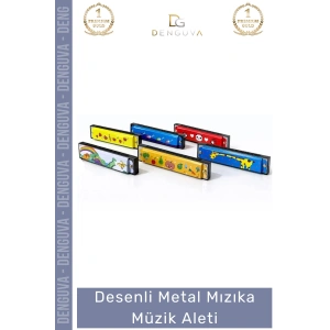 #Mızıka Profesyonel Kompakt Ergonomik Sağlam Gövde Şık Kaliteli Ses Hafif Desenli Metal Mızıka