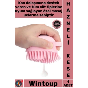 #Kese Yumuşak Silikon Masaj Etkili Banyo Duş Jeli Şampuan Pratik Çok Amaçlı Hazneli Fırça Kese