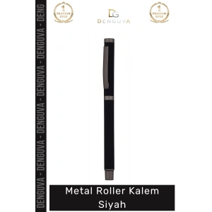 #Kalem Lazer Baskı Uyumlu Mat Profesyonel Prestijli Kurumsal Şık Ofis Metal Roller Kalem Siyah
