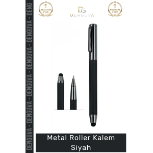 #Kalem Lüks Kurumsal Hediye Prestijli Tasarım Ergonomik Kaliteli İmza Metal Roller Kalem Siyah