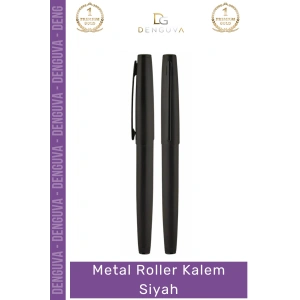 #Kalem Lüks Kurumsal Hediye Prestijli Tasarım Ergonomik Kaliteli İmza Metal Roller Kalem Siyah