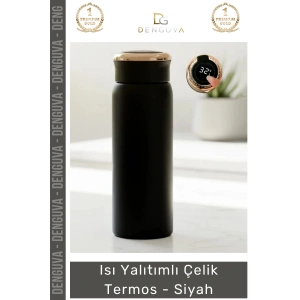 #Termos Paslanmaz Çift Katmanlı Vakumlu Sızdırmaz Yalıtımlı Dayanıklı Profesyonel Mat Çelik Termos