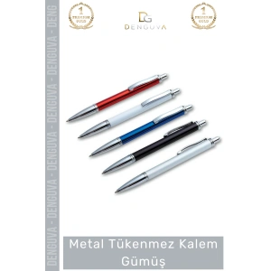 #Kalem Gümüş Profesyonel Kurumsal Hediye Prestij Şık Ofis Tasarım Dayanıklı Metal Tükenmez Kalem