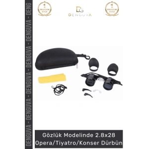 #Dürbün Profesyonel Gözlük Tipi Hands Free Eller Serbest Optik Lens Opera Tiyatro Konser Dürbün