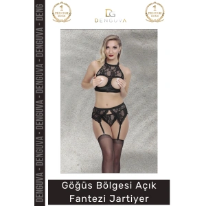 #FanteziJartiyer Dantel Detaylı Transparan Şık Kaliteli Yerli Tasarım Göğüs Bölgesi Açık Fantezi Jartiyer