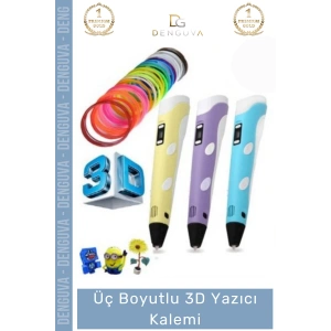 #Kalem Sağlıklı Güvenli PLA ABS Filament Hobi Profesyonel Tasarımcı Üç Boyutlu Çizim Yazıcı Kalemi