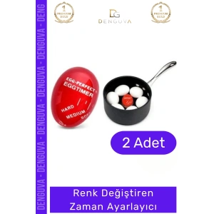 #PişirmeZamanlayıcı Renk ğiştiren Isıya Duyarlı Pratik Rafadan Kayısı Yumurta Pişirme Zamanlayıcı - 2 Adet