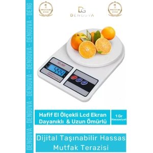 #Terazi 10kg Kapasite Dijital Lcd Ekranlı Sayma Fonksiyonlu Dara Modlu Hassas Mutfak Terazisi