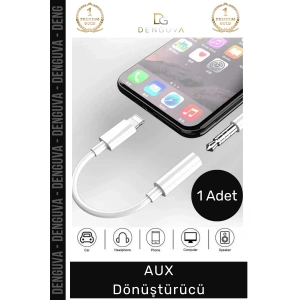 #Dönüştürücü Phone 15 14 13 12 11 X 8 7 Plus XS Max 35mm Stereo Kulaklık Çevirici Aux Dönüştürücü