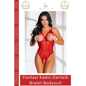 #Bodysuit Fantezi Likralı Tül Kumaş Esnek Şık Tasarım Gecelik Modeli Kadın Dantelli Bralet Bodysuit