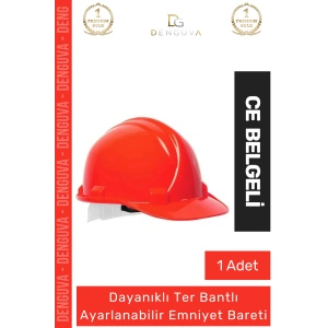 #Baret Essafe CE Belgeli EN397 İş Güvenliği Ayarlanabilir Havalandırmalı Kırmızı Emniyet Bareti