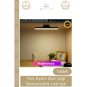 #LedIşık Ton Ayarlı Şarjlı Manyetik Taşınabilir Mutfak Dolap İçi Gün Işığı Dokunmatik Led Işık