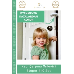 #Stoper Kapı Güvenlik Köpük Koruyucu Bebek Parmak Koruma Emniyet Çarpma Önleyici Stoper 4lü Set