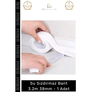 #Bant Mutfak Banyo Lavabo Küvet Kenar Koruyucu Beyaz Esnek Su Sızdırmaz Bant 32m 38mm - 1 Adet