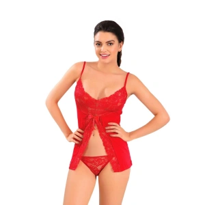 #FanteziAtlet Dantelli Penye Ev Giyimi Rahat Şık Estetik Modern Kaliteli Kırmızı Atlet Şort Takım