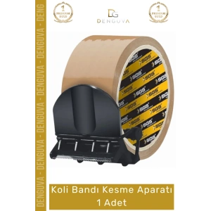 #BantKesici Ergonomik Metal Endüstriyel Pratik Paketleme Sevkiyat Koli Bandı Kesme Aparatı - 1 Adet