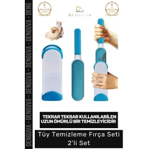 #TüyTemizleme Kedi Köpek Tüy Toplayıcı Pratik Aparat Mobilya Elbise Standlı Tüy Toz Temizleme 2li Fırça Seti