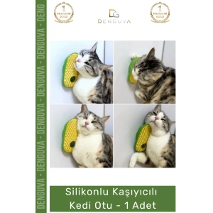 #KediKaşıyacağı Yumuşak Tüy Toplama Duvar Köşe Masaj Aparatı Pratik Etkili Silikon Kaşıyıcılı Kedi Otu