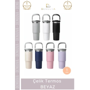 #Termos Paslanmaz Vakumlu Sızdırmaz Mat Isı Yalıtımlı Dayanıklı Şık Ergonomik Çelik Termos