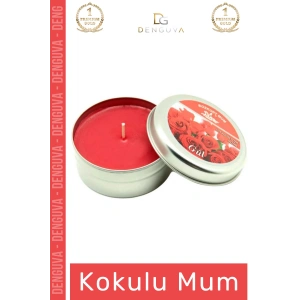 #Mum Dekoratif Hediyelik Şık Modern Tasarım Metal Kutu Kokulu Mum Oda Kokusu 120G Teneke Kutu