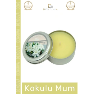 #Mum Dekoratif Hediyelik Şık Modern Tasarım Metal Kutu Kokulu Mum Oda Kokusu 120G Teneke Kutu