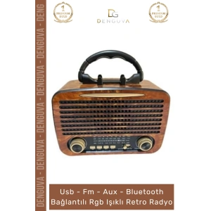 #Radyo Everton RT552 Bluetooth Nostalji Retro USB Güçlü Şarjlı Radyo Mp3 Player Müzik Kutusu