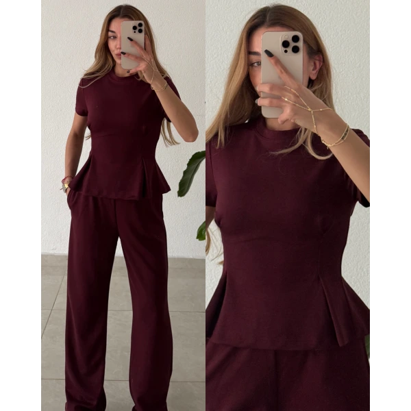 Bel Oturtmalı Volanlı Modal Takım