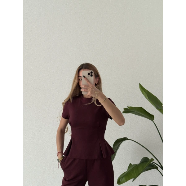 Bel Oturtmalı Volanlı Modal Takım