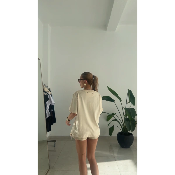 Golden Goose Marka Baskılı Tişört