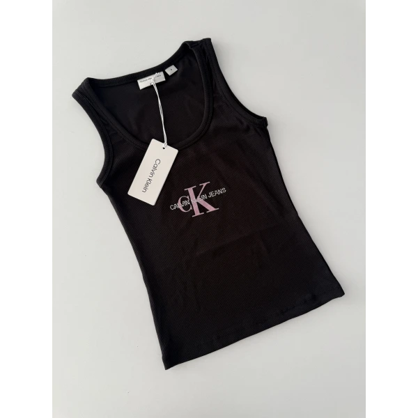 Calvin Klein Taşlı Baskılı Marka Atlet