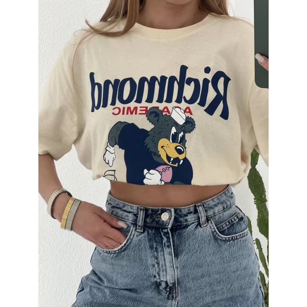 Baskılı Pamuk Tişört