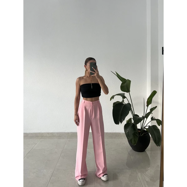 Beli Lastikli Palazzo Pantolon