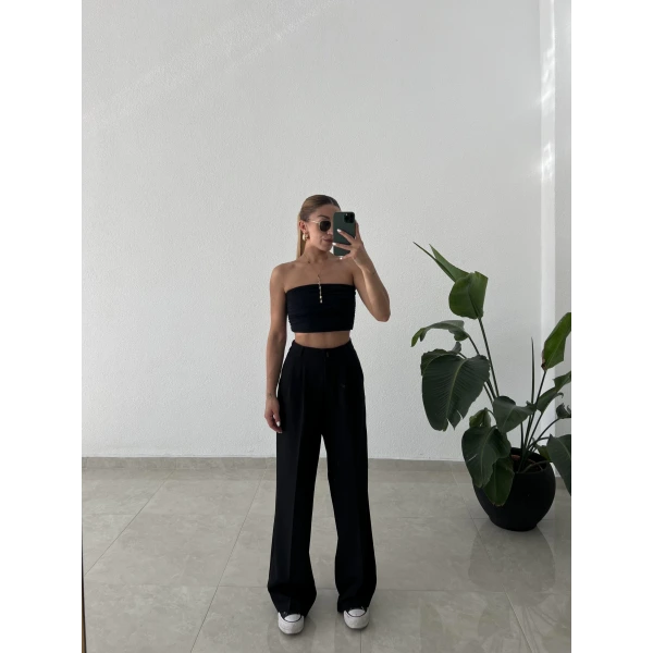 Beli Lastikli Palazzo Pantolon