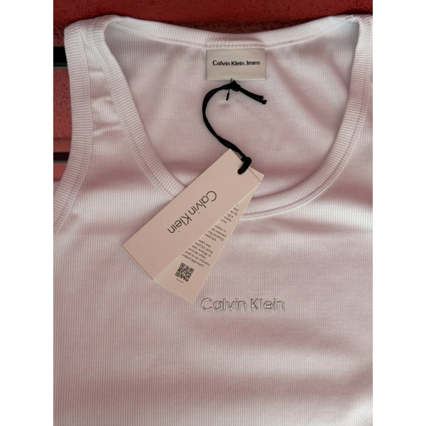 Calvin Klein Silver Yazılı Marka Atlet