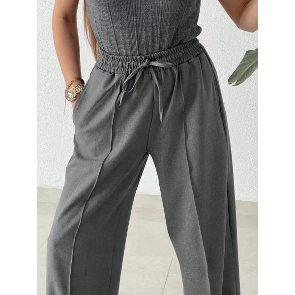 Çımalı Poliviskon Palazzo Pantolon