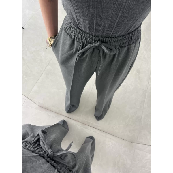 Çımalı Poliviskon Palazzo Pantolon