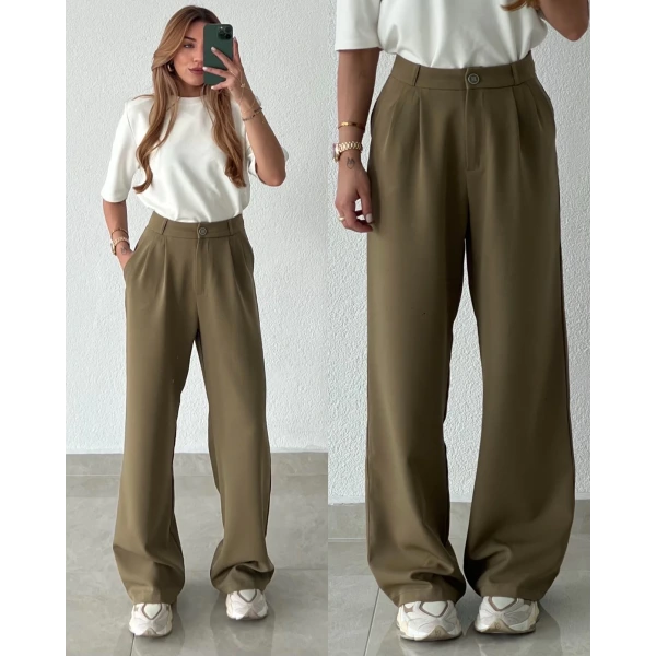 Dokuma Palazzo Pantolon