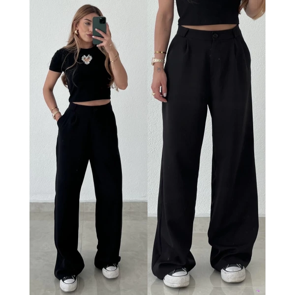 Dokuma Palazzo Pantolon