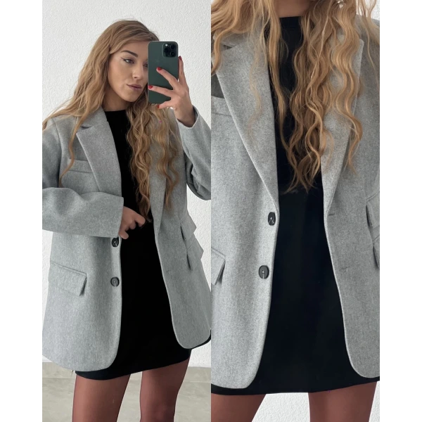 Kaşe Blazer Ceket