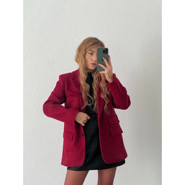 Kaşe Blazer Ceket