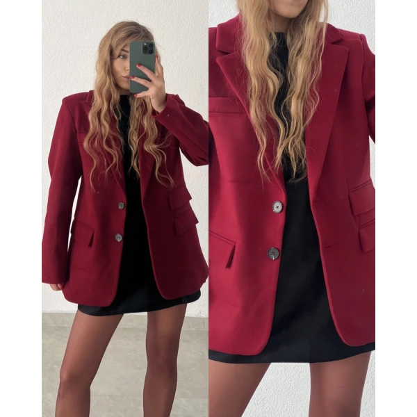 Kaşe Blazer Ceket