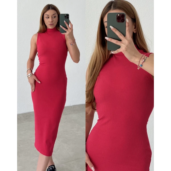 Midi Boy Balıkçı Marka Elbise