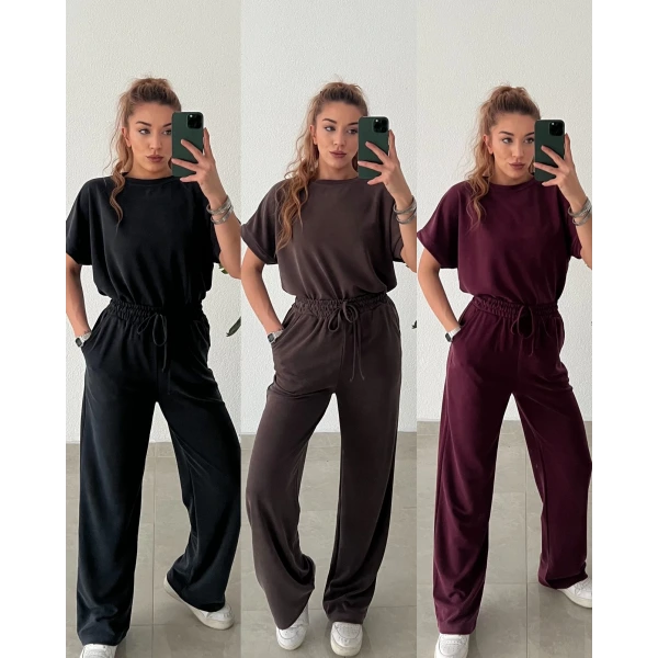 Modal Kumaş Kısa Kollu Takım