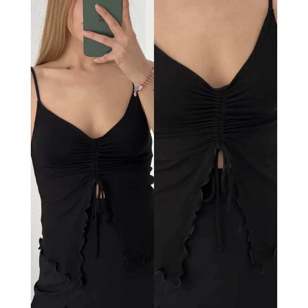 Orj Marka Büzgülü Crop